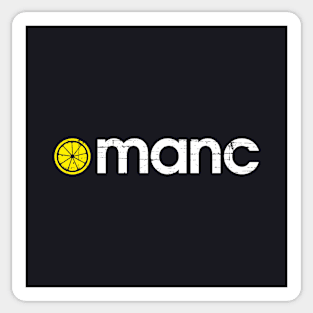The Manc Stone Roses Manchester Lemon Sticker